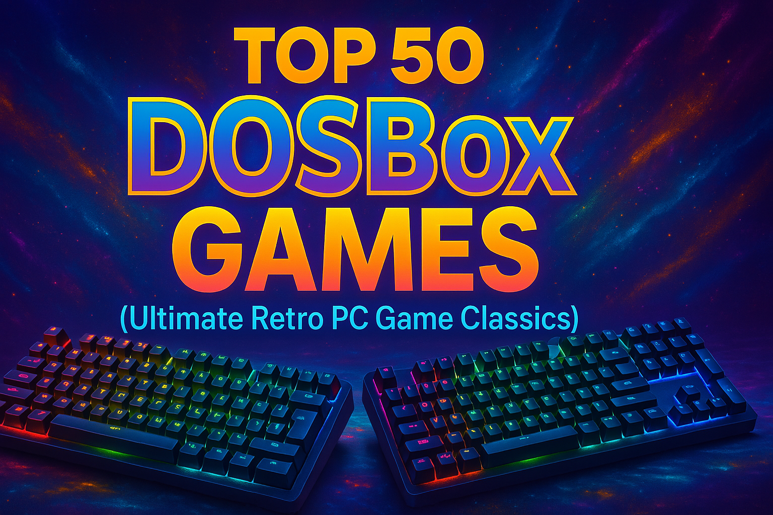 Top 50 DOSBox Games (Ultimate Retro PC Game Classics)